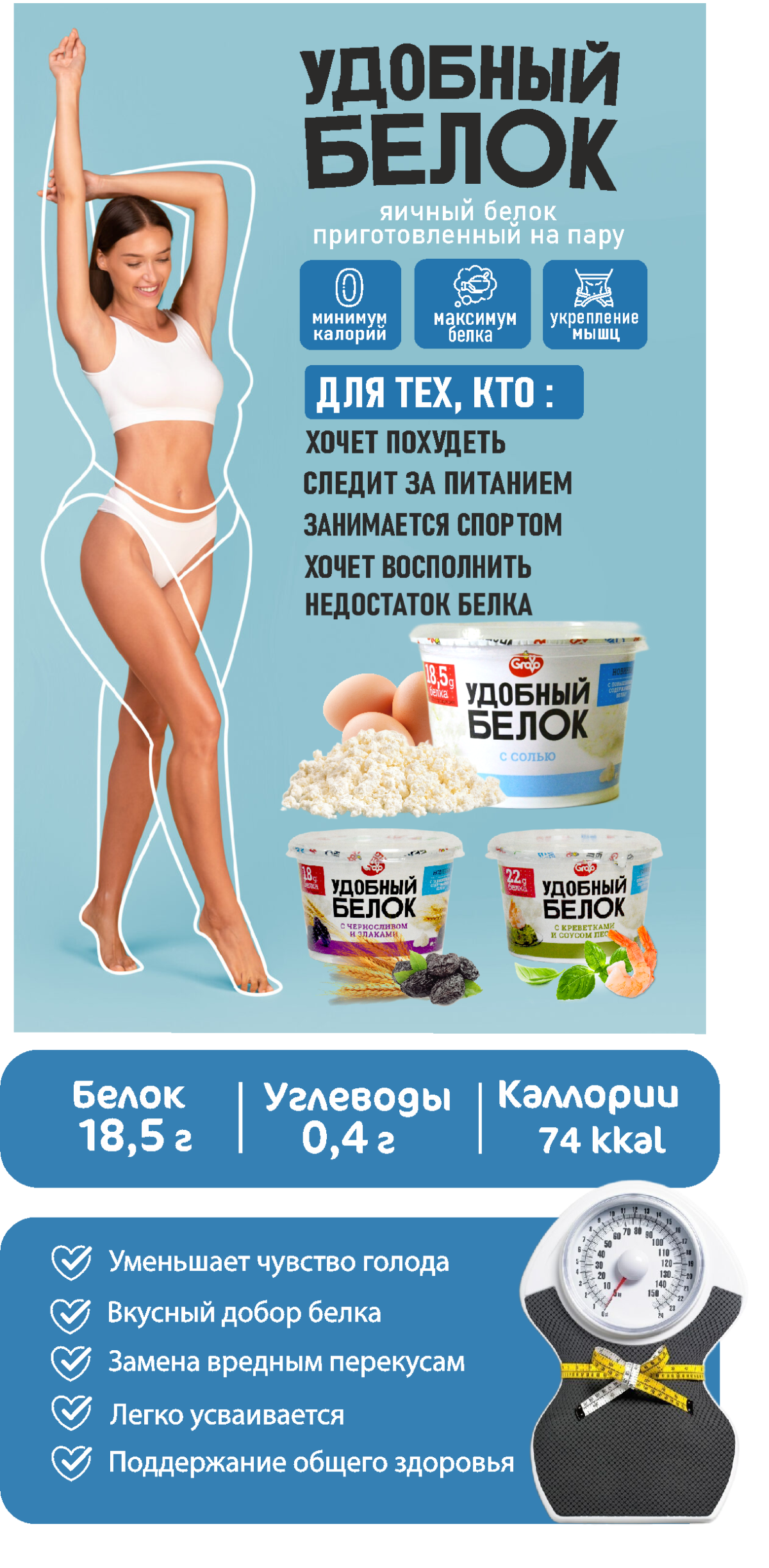 УДОБНЫЙ БЕЛОК: простой секрет женской энергии и красоты!